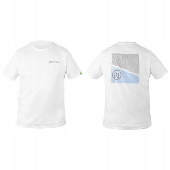 Koszulka Wędkarska Z Nadrukiem Biała Preston White T-Shirt R. L Preston