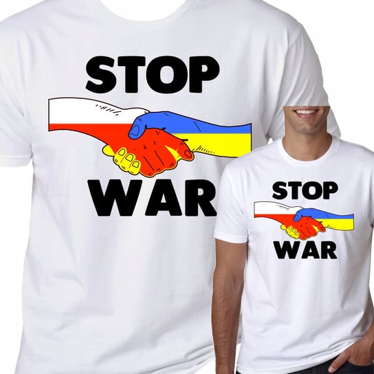 KOSZULKA WOLNA UKRAINA ANTY PUTIN STOP WAR WOJNA M Inna marka