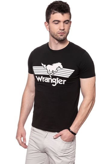 Koszulka Wrangler Graphic Logo Tee Black W7B27Fk01-L Inna marka