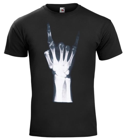 koszulka X-RAY HAND - MANO CORNUTA-L Inny producent