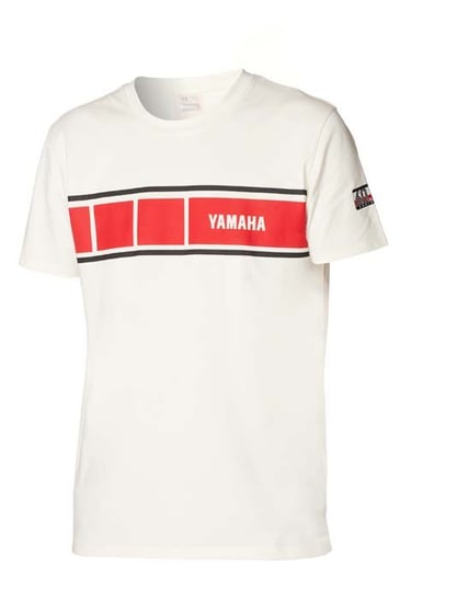 Koszulka Yamaha 21 R MALE 60 T-SHIRT SS MOONE, kolor biały, rozmiar XL Yamaha