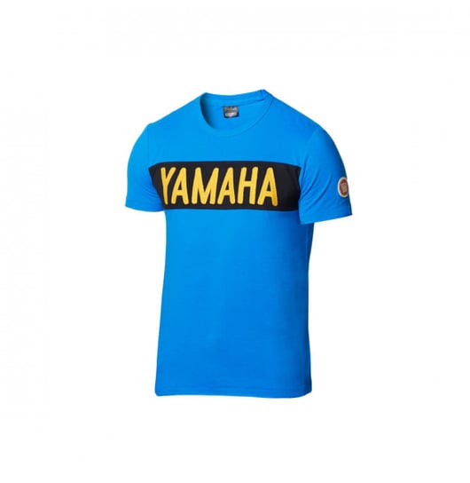 Koszulka Yamaha 22 FS T-SHIRT EMBR MEN AMES, kolor niebieski, rozmiar L Yamaha