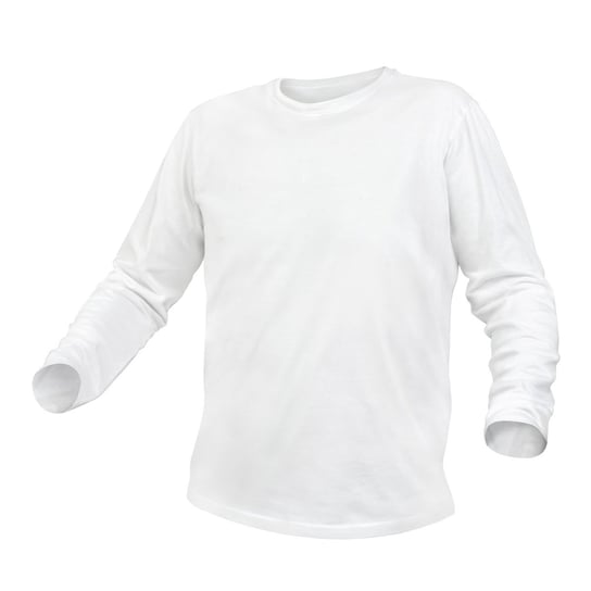 Koszulka z długim rękawem bawełniana biała L ILM Hogert