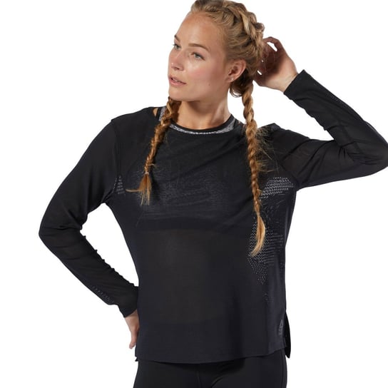 Koszulka z długim rękawem Reebok CrossFit Jacquard damska sportowa bluzka termoaktywna-L Reebok