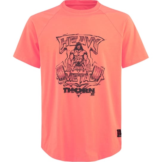 Koszulka z krótkim rękawem THORN FIT T-shirt HEAVY METAL coral Thorn Fit