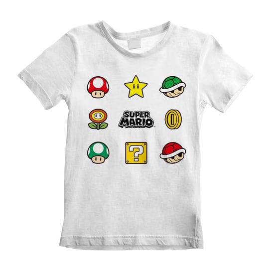 Koszulka Z Logo Super Mario Dla Dzieci/dzieci (152/158 / Ciepły Biały) Super Mario