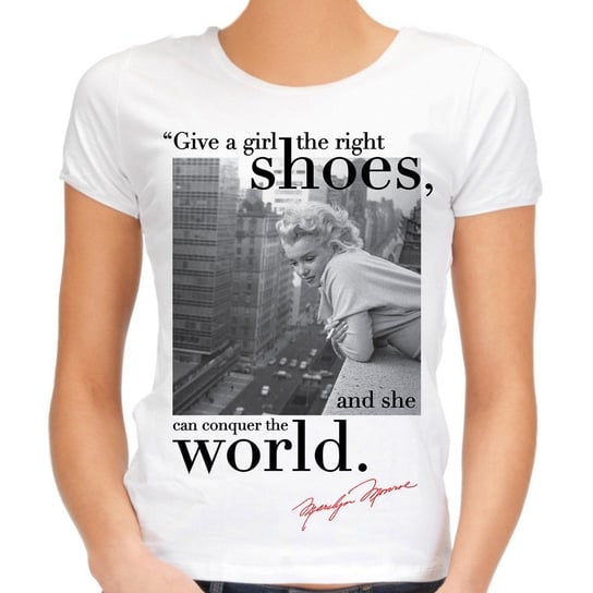 koszulka z Marilyn Monroe shoes damska Stedman