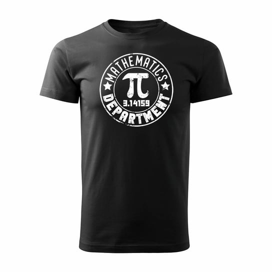 Koszulka z motywem liczby liczba liczbą PI dla matematyka miłośników matematyki męska czarna-XL TUCANOS