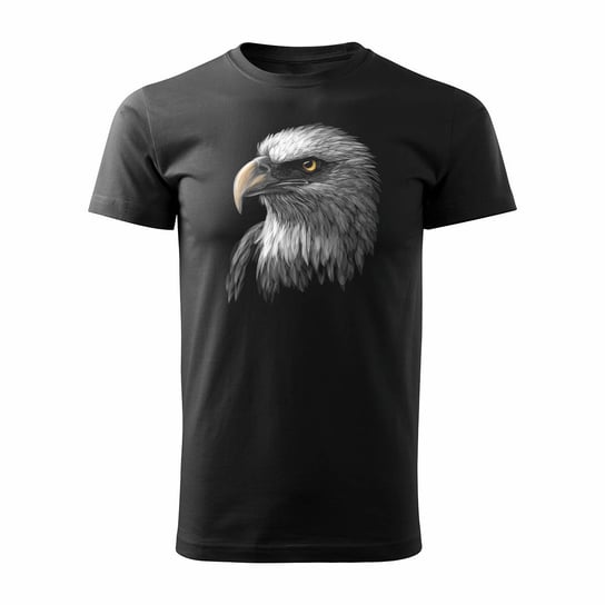 Koszulka z orłem orzeł z orzełkiem męska czarna-L TUCANOS
