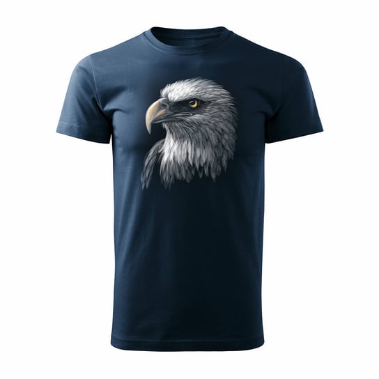 Koszulka z orłem orzeł z orzełkiem męska granatowa-XL TUCANOS