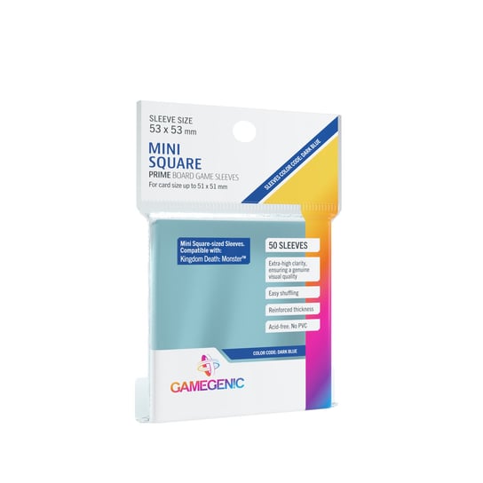 Koszulki na karty Prime Mini Square-Sized Sleeves, Gamegenic Gamegenic