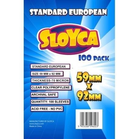 Koszulki Standard European 59x92mm (100szt) SLOYCA Baldar