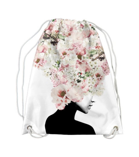 Koszulkowo, worek - plecak, Flower head Koszulkowo