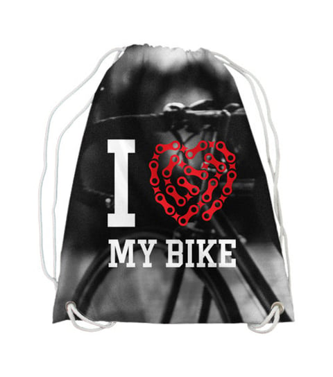 Koszulkowo, worek - plecak, I love my bike Koszulkowo