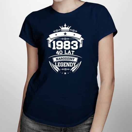 Koszulkowy, Koszulka damska, 1983 Narodziny legendy 40 lat, rozmiar XXL Koszulkowy