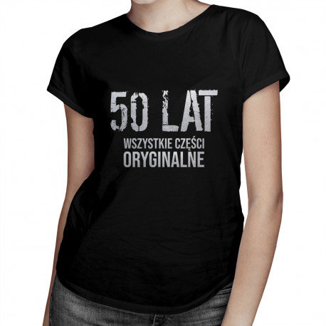 Koszulkowy, Koszulka damska, 50 lat - wszystkie części oryginalne, rozmiar L Koszulkowy