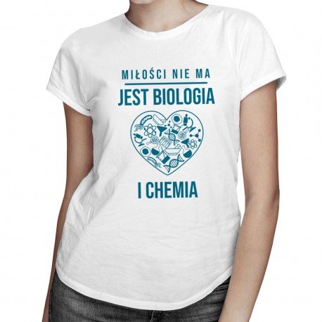 Koszulkowy, Koszulka damska, Biologia i chemia, rozmiar S Koszulkowy