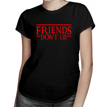 Koszulkowy, Koszulka damska, Friends don't lie, rozmiar XXL Koszulkowy