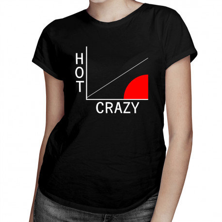 Koszulkowy, Koszulka damska, Hot / Crazy - HIMYM wykres, rozmiar L Koszulkowy