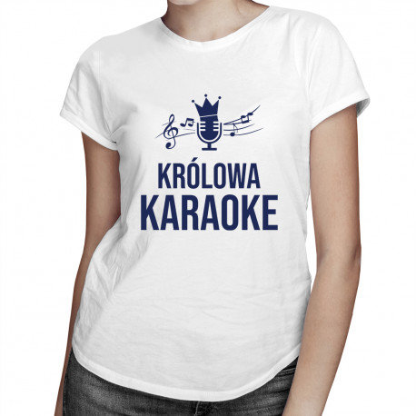 Koszulkowy, Koszulka damska, Królowa karaoke, rozmiar M Koszulkowy