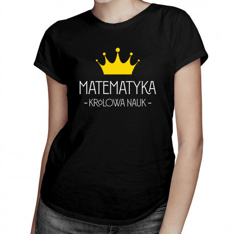 Koszulkowy, Koszulka damska, Matematyka – królowa nauk, rozmiar L Koszulkowy