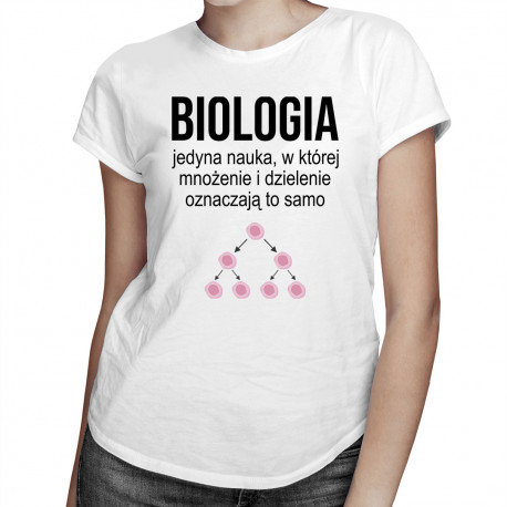 Koszulkowy, Koszulka damska, Nauka biologii, rozmiar M Koszulkowy