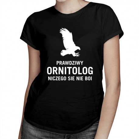 Koszulkowy, Koszulka damska, Prawdziwy ornitolog niczego się nie boi, rozmiar XXL Koszulkowy