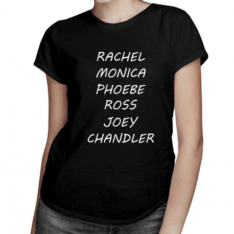 Koszulkowy, Koszulka damska, Rachel, Monica, Phoebe, Ross, Joey, Chandler, rozmiar XL Koszulkowy