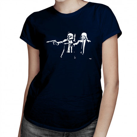 Koszulkowy, Koszulka damska, Star Wars vs. Pulp Fiction, rozmiar M Koszulkowy
