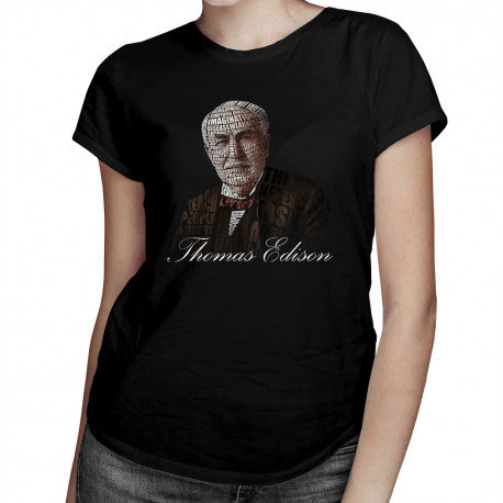 Koszulkowy, Koszulka damska, Thomas Edison, rozmiar XL Koszulkowy