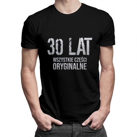 Koszulkowy, Koszulka męska, 30 lat - wszystkie części oryginalne, rozmiar L Koszulkowy