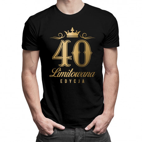 Koszulkowy, Koszulka męska, 40 lat - limitowana edycja, rozmiar L Koszulkowy