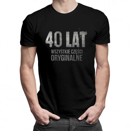 Koszulkowy, Koszulka męska, 40 lat - wszystkie części oryginalne, rozmiar L Koszulkowy