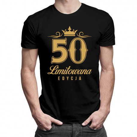 Koszulkowy, Koszulka męska, 50 lat - limitowana edycja, rozmiar L Koszulkowy