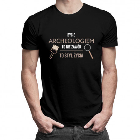 Koszulkowy, Koszulka męska, Bycie archeologiem to nie zawód, to styl życia, rozmiar XXL Koszulkowy