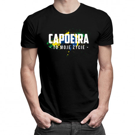 Koszulkowy, Koszulka męska, Capoeira to moje życie, rozmiar L Koszulkowy