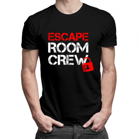 Koszulkowy, Koszulka męska, Escape room crew, rozmiar L Koszulkowy
