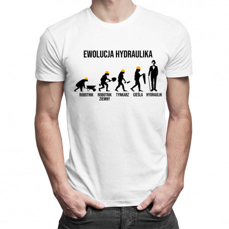 Koszulkowy, Koszulka męska, Ewolucja hydraulika, rozmiar L Koszulkowy