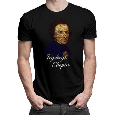 Koszulkowy, Koszulka męska, Fryderyk Chopin, rozmiar XXL Koszulkowy