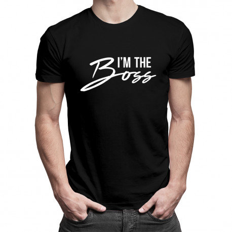 Koszulkowy, Koszulka męska, I'm the boss, rozmiar L Koszulkowy