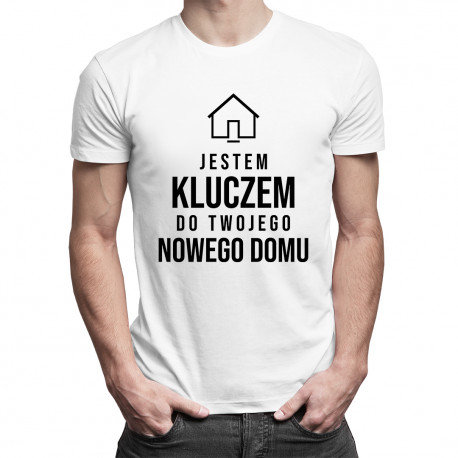 Koszulkowy, Koszulka męska, Jestem kluczem do Twojego nowego domu, rozmiar XXL Koszulkowy
