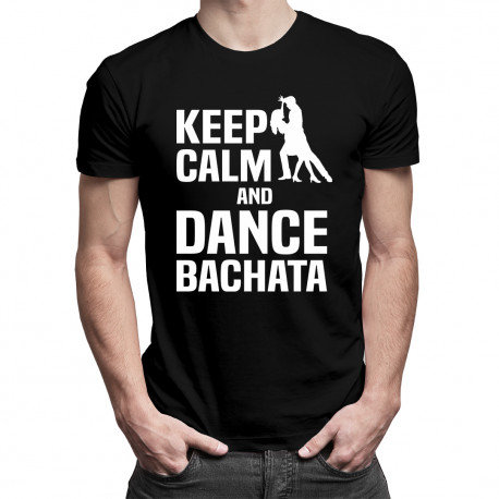 Koszulkowy, Koszulka męska, Keep calm and dance bachata, rozmiar M Koszulkowy