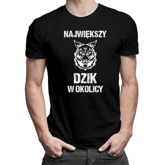 Koszulkowy, Koszulka męska, Największy dzik w okolicy, rozmiar XL Koszulkowy