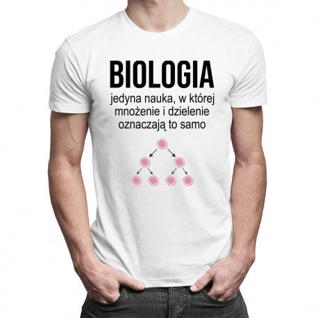 Koszulkowy, Koszulka męska, Nauka biologii, rozmiar M Koszulkowy