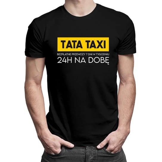 Koszulkowy, Koszulka męska, Tata taxi dla Taty, rozmiar XL Koszulkowy