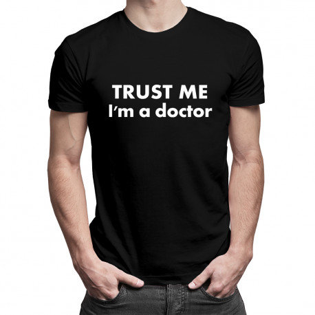 Koszulkowy, Koszulka męska, TRUST ME I'm a doctor, rozmiar S Koszulkowy