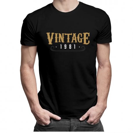 Koszulkowy, Koszulka męska, Vintage 1981, rozmiar XL Koszulkowy