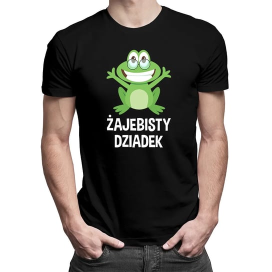 Koszulkowy, Koszulka męska z nadrukiem, Żajebisty Dziadek, rozmiar XL Koszulkowy