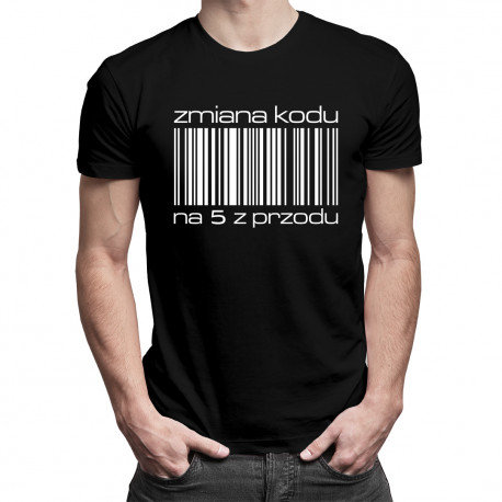 Koszulkowy, Koszulka męska, Zmiana kodu na "5" z przodu, rozmiar S Koszulkowy