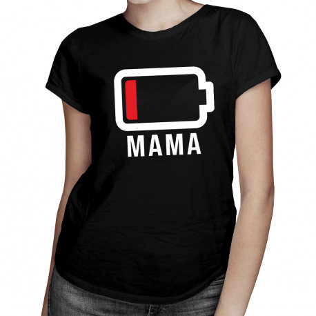 Koszulkowy, Koszulka prezent dla mamy, Bateria mama - dla mamy, rozmiar M Koszulkowy